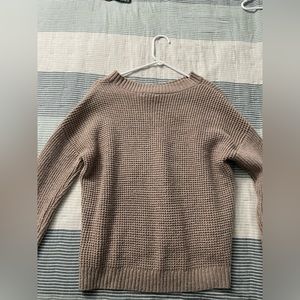 Super cute brown thick sweater
